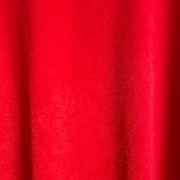 Delicates Red Long Sleeves Nightgown Top, size: XL - Picture 7 of 11